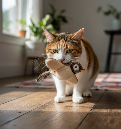 Cat bird toy