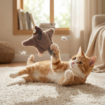 Cat bird toy
