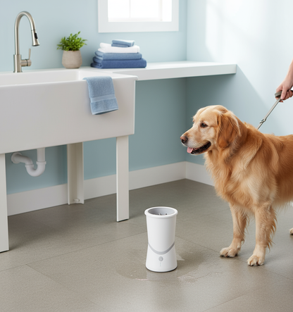 Pet electric foot washer