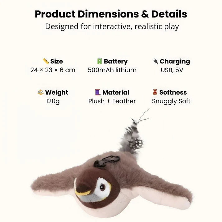 Cat bird toy
