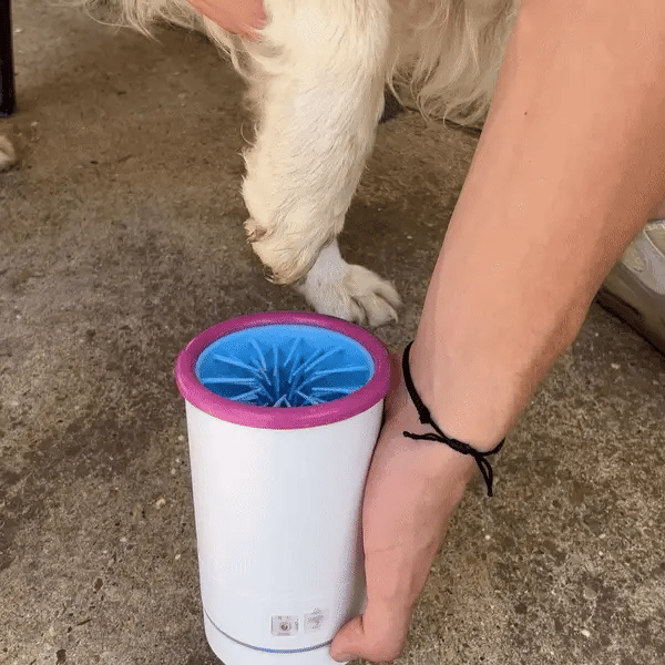 Pet electric foot washer